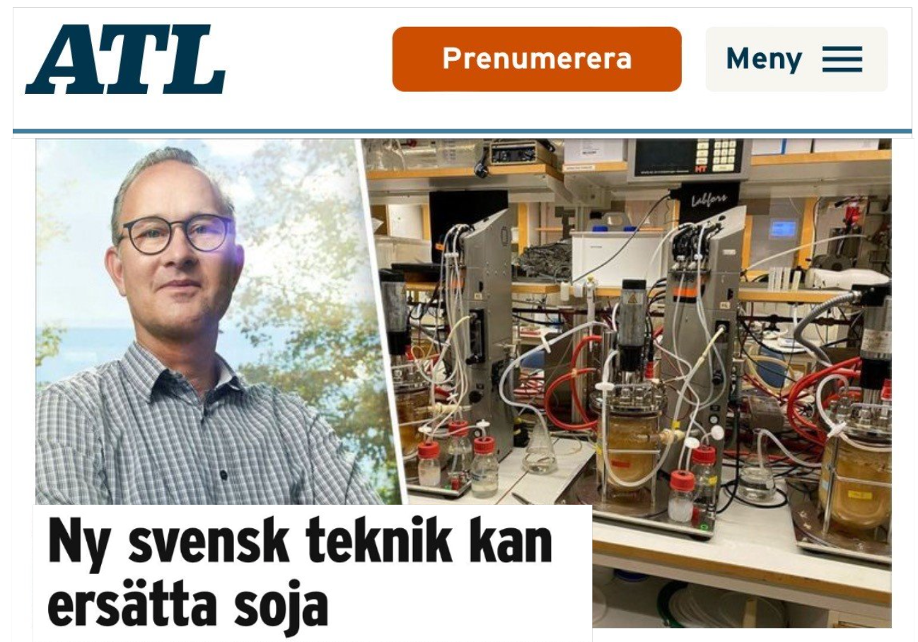 Dapibuset featured in ATL: “New Swedish Technology Could Replace Soy”